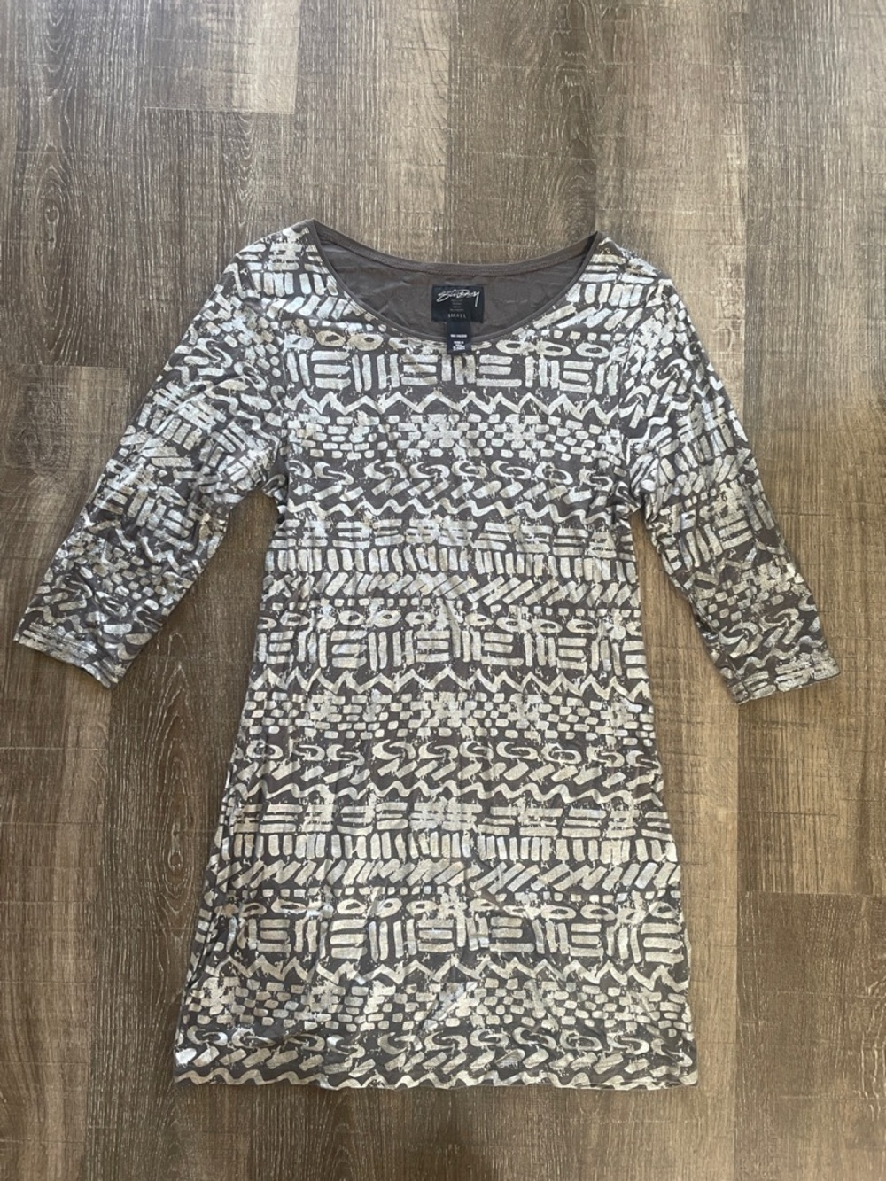 Stussy Dress. Size small. Blk/metallic. Mini length